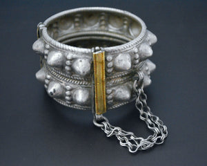 Omani Hinged Spike Bracelet with Gilding - XSmall Size
