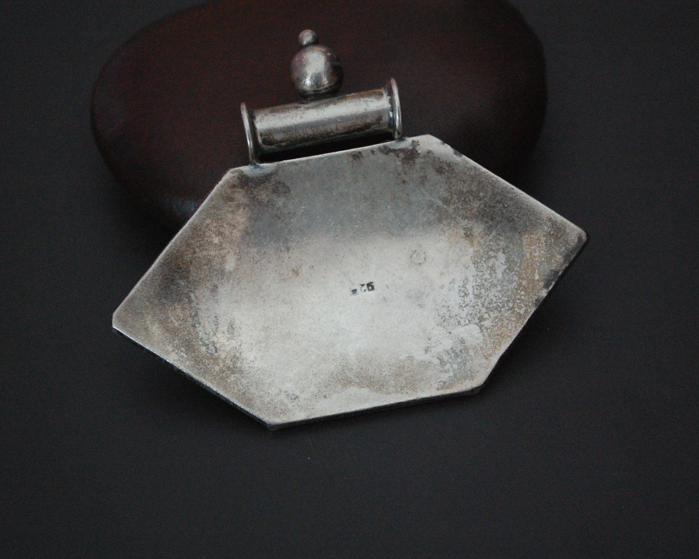 Large Indian Silver Pendant
