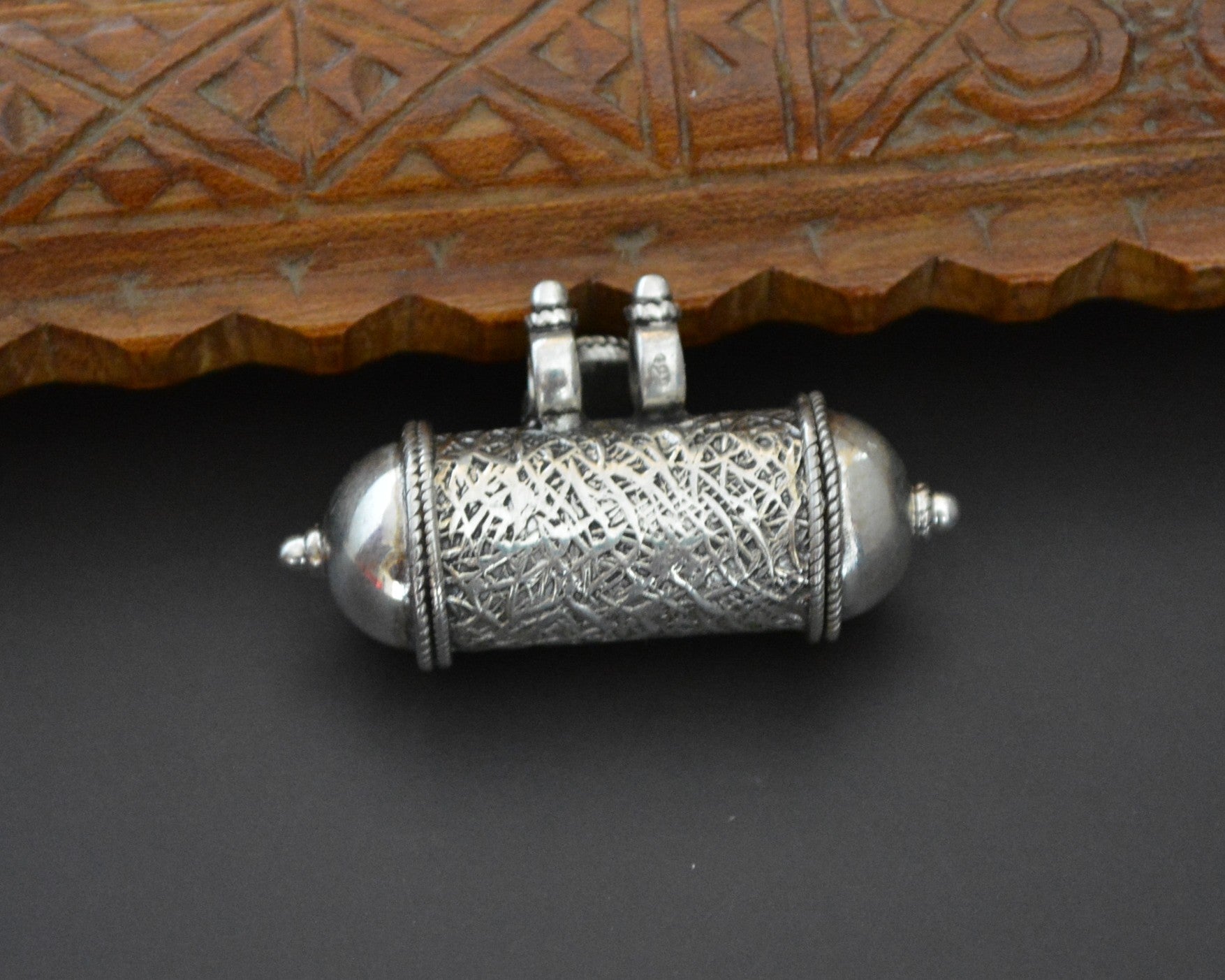 Openable Box Moonstone Pendant from India