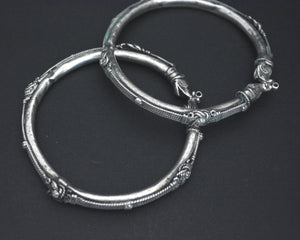 Indian Elephant Bangle Bracelet - PAIR