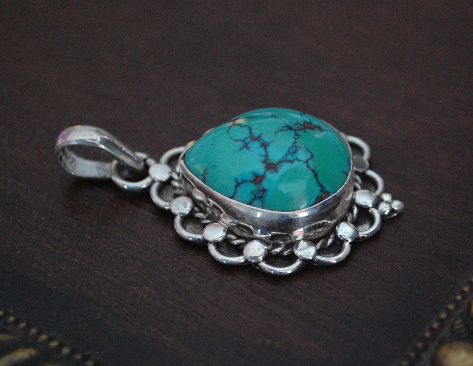 Turquoise Pendant from India