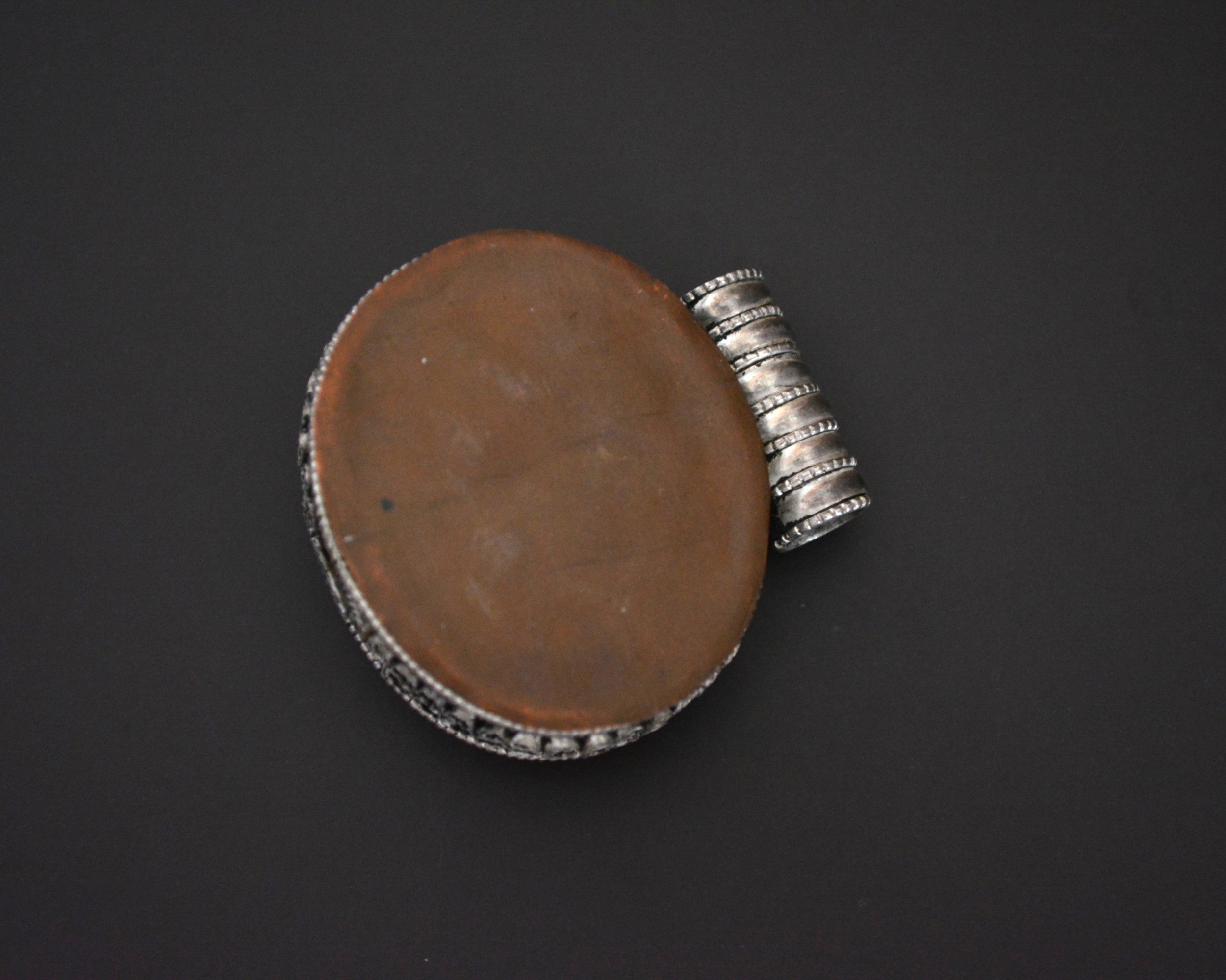 Tibetan Gau Box with Coral and Turquoise