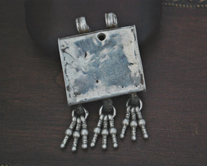 Rajasthani Moon Amulet Pendant with Dangles