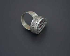 Kazakh Silver Ring - Size 9.5