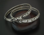 Rajasthani Silver Bangle Bracelet - SMALL/MEDIUM