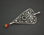 Old Tunisian Berber Pendant with Coral