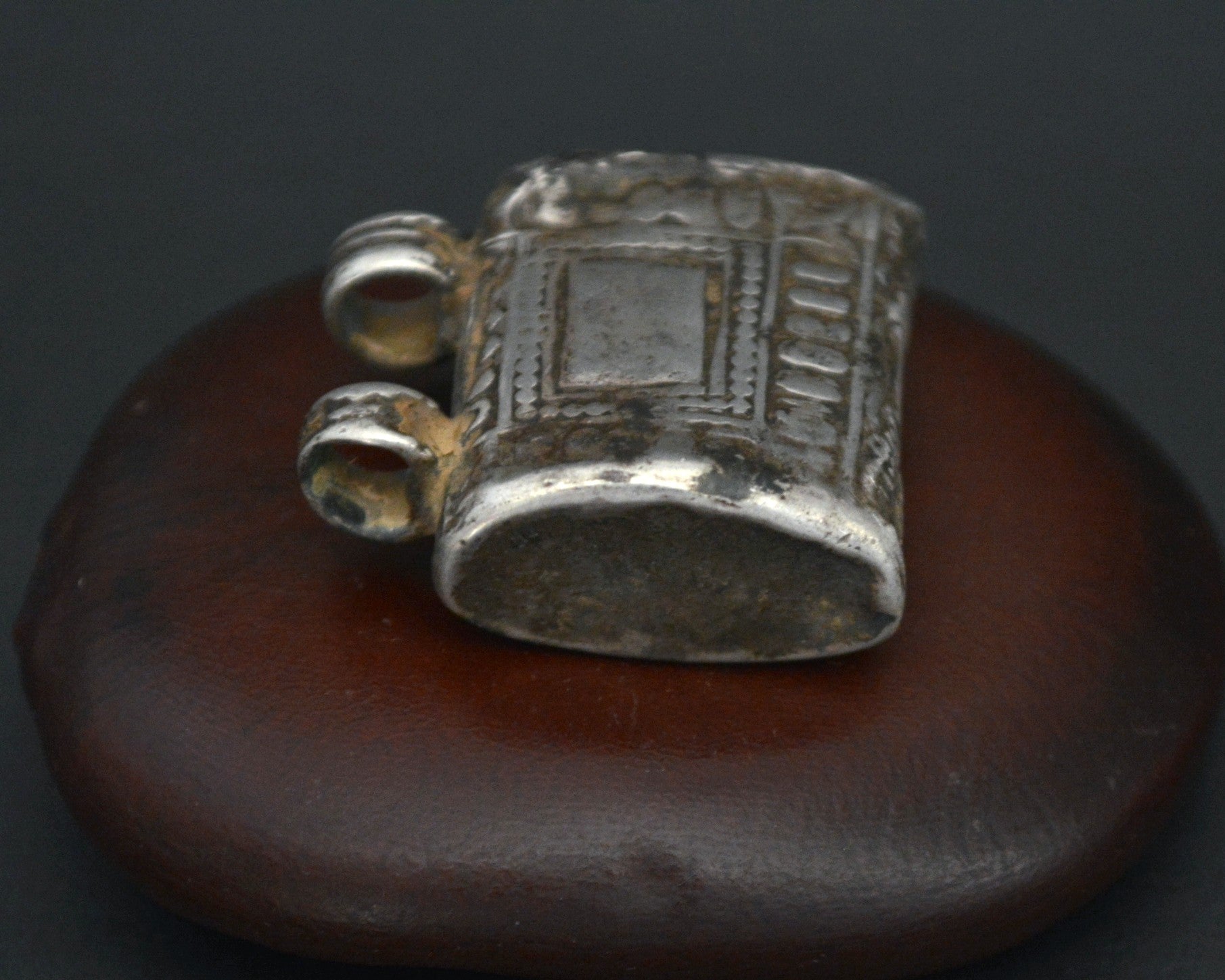 Old Yemeni Silver Box Pendant