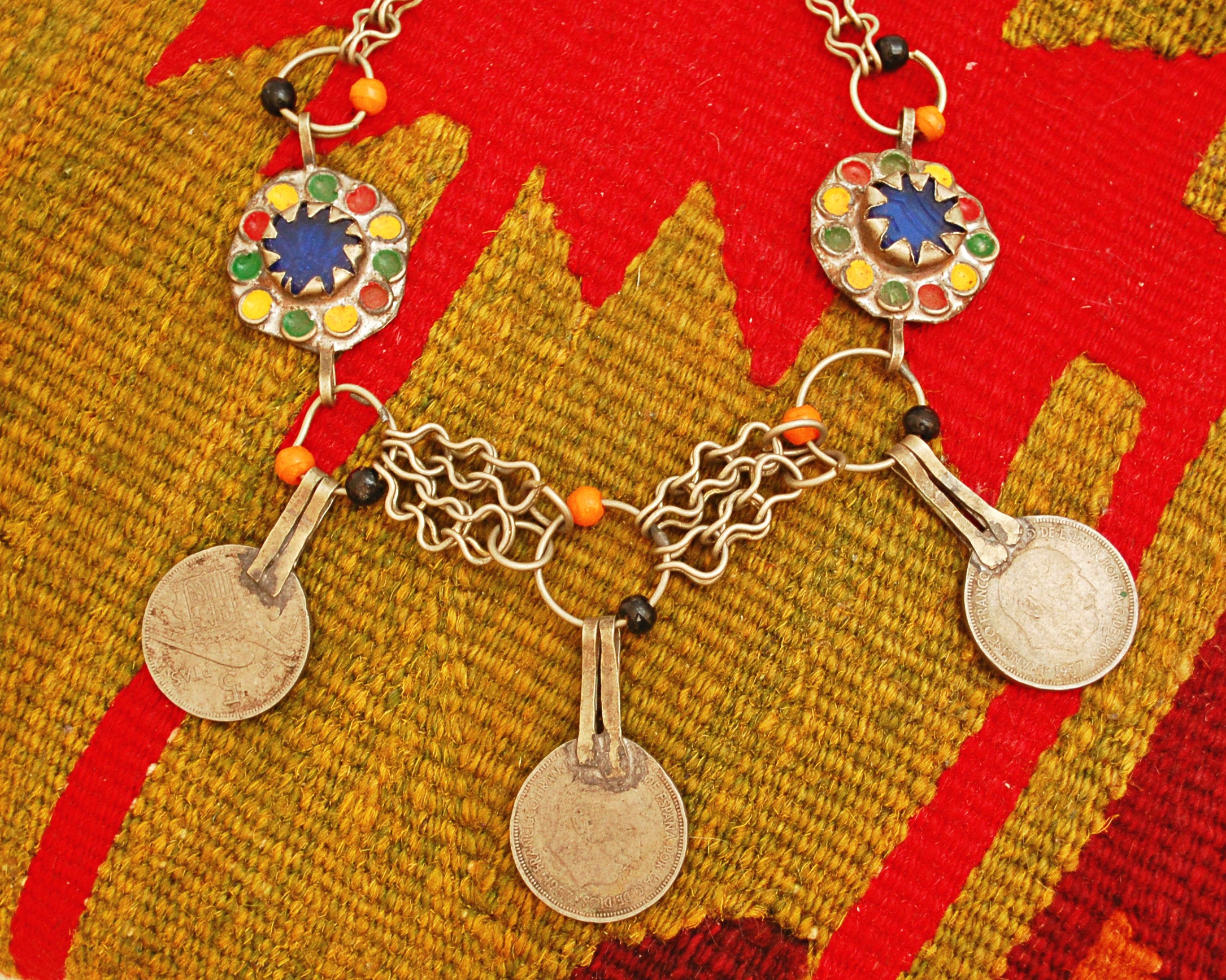 Berber Necklace with Coins