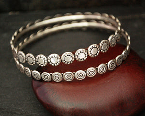 Pair of Rajasthani Silver Bracelets