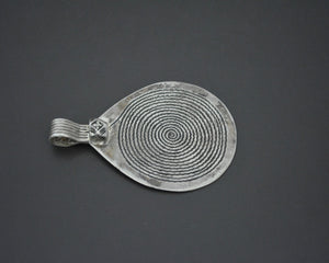 Large Berber Spiral Pendant from Morocco