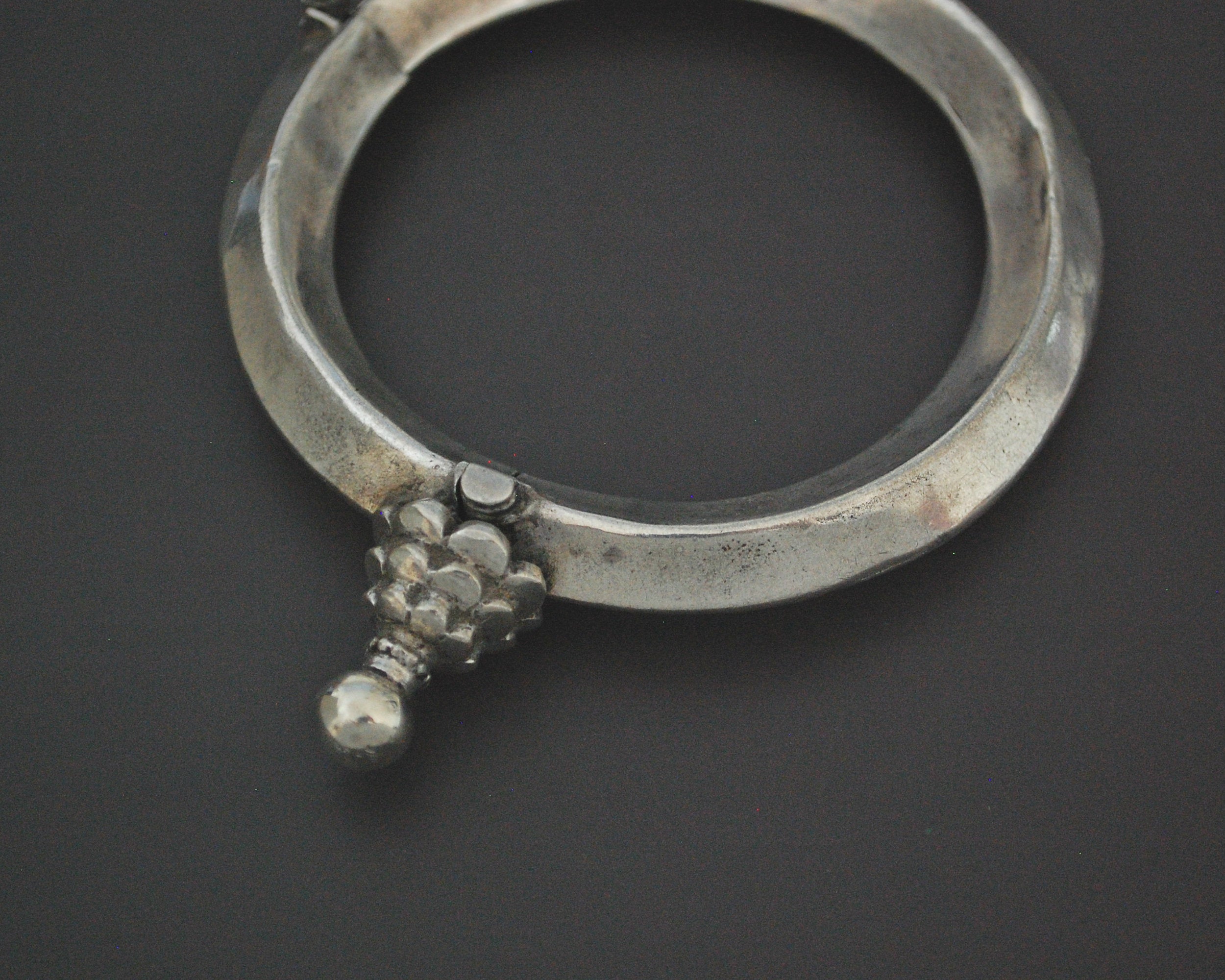 Old Rajasthani Silver Bracelet - LARGE