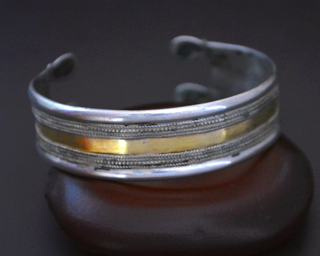 Turkmen Gilded Cuff Bracelet -