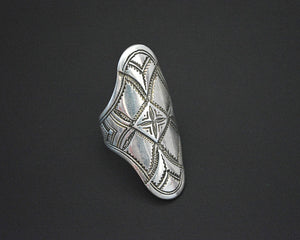 Tuareg Silver Ring - Size 10.5