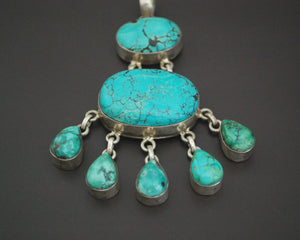 Huge Turquoise Pendant from India