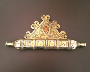 Old Turkmen Pendant with Carnelian