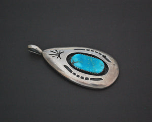 Native American Turquoise Pendant
