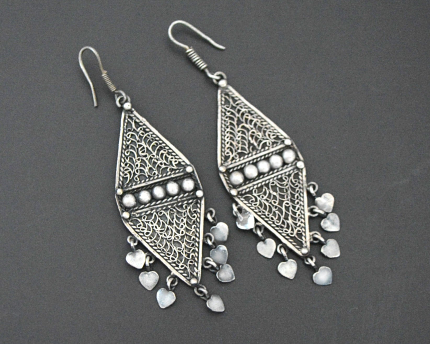 Ethnic Filigree Charms Earrings