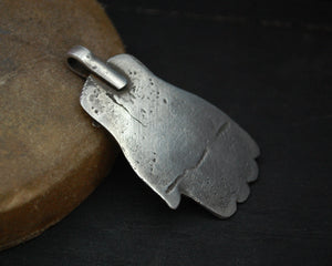 Old Berber Eagle Hamsa Pendant
