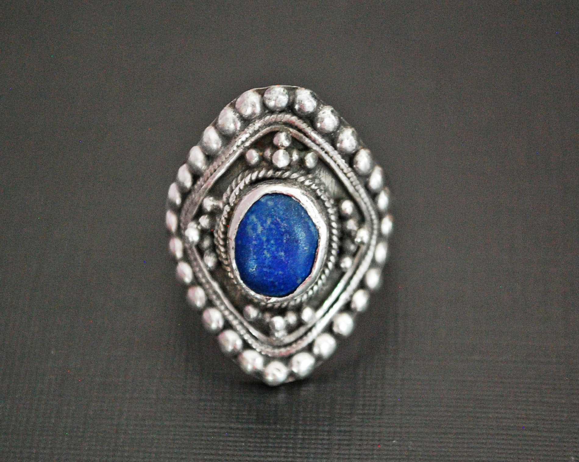 Vintage Nepali Lapis Lazuli Ring - Size 8.5