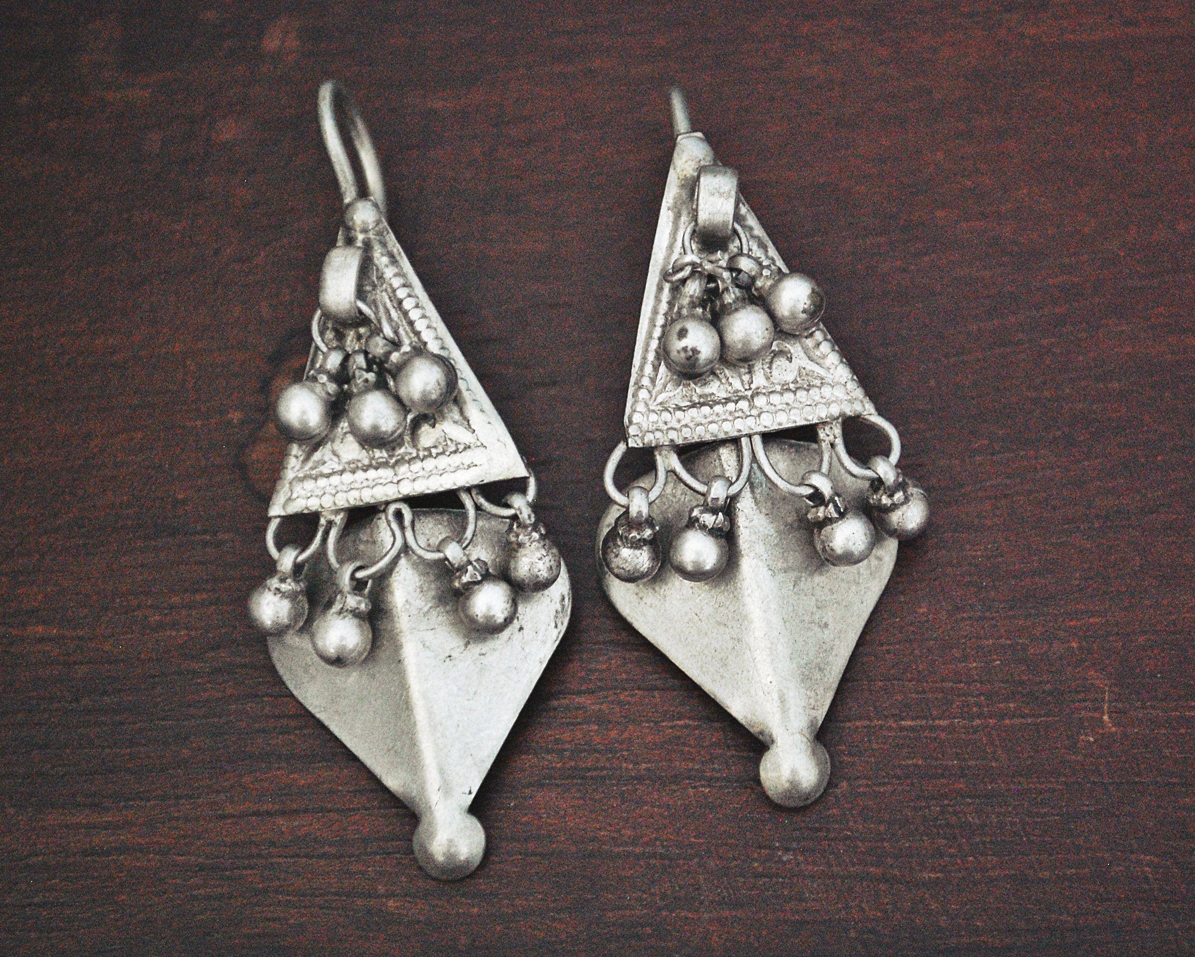 Tribal Rajasthani Silver Earrings