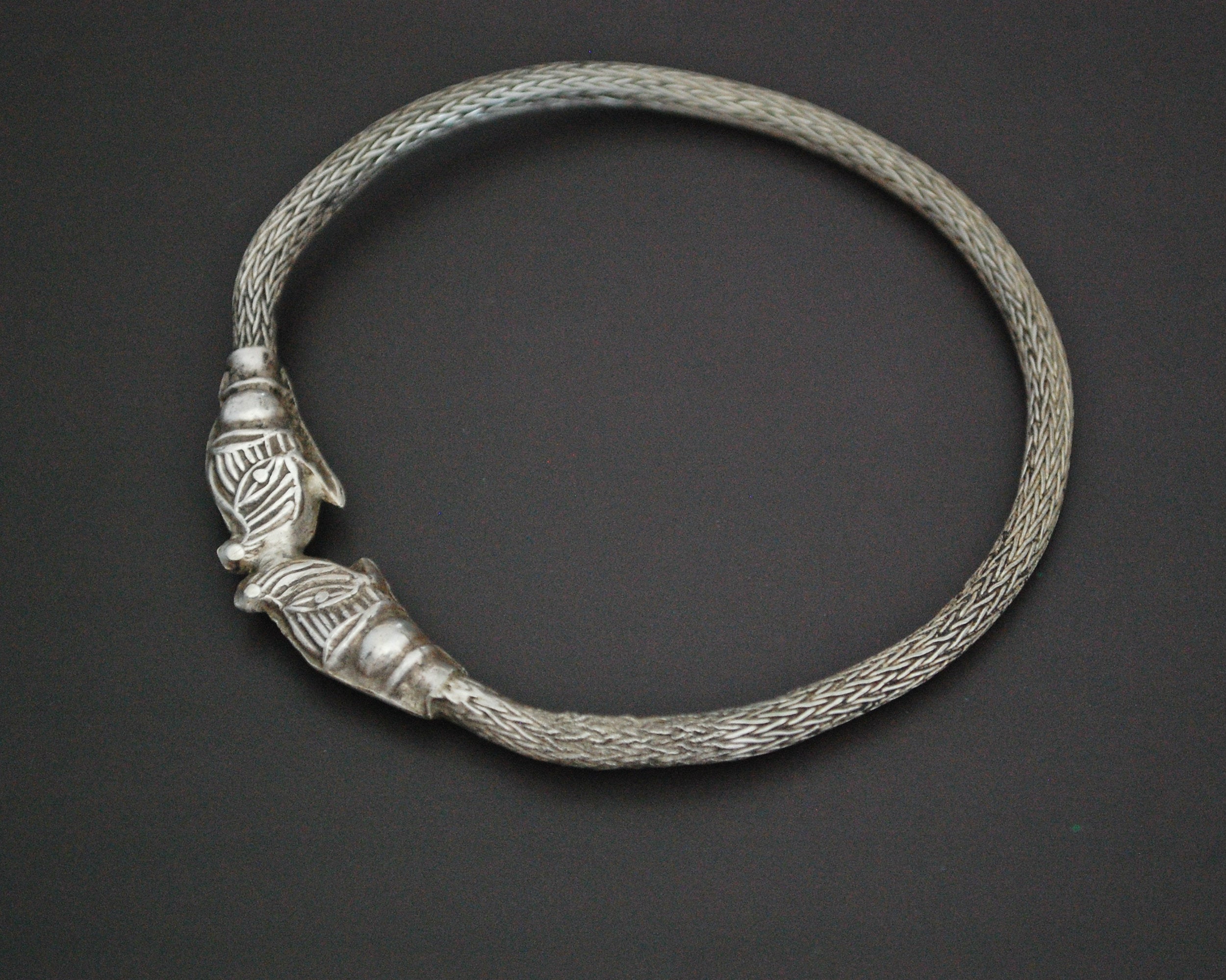 Indian Elephants Head Snake Chain Bracelet