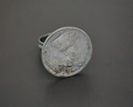 Indian Coin Ring - Size 8.5