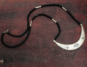 Tuareg Silver Necklace with Amulet