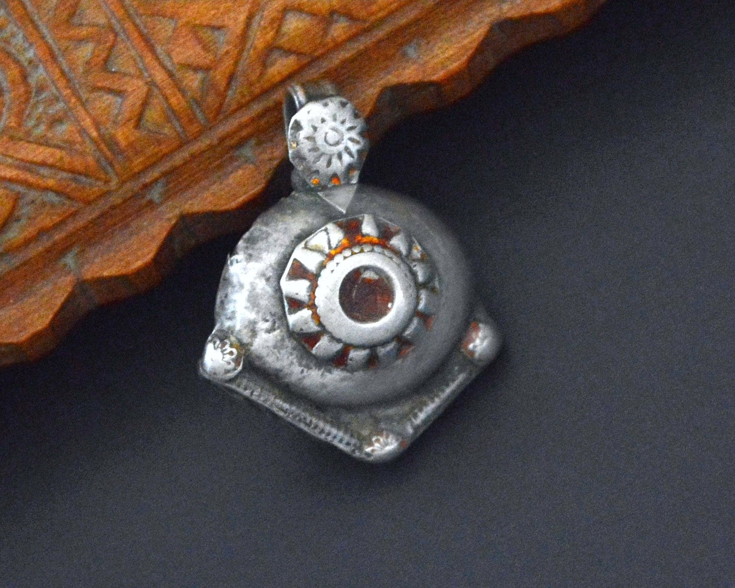 Old Afghani Bell Pendant Charm