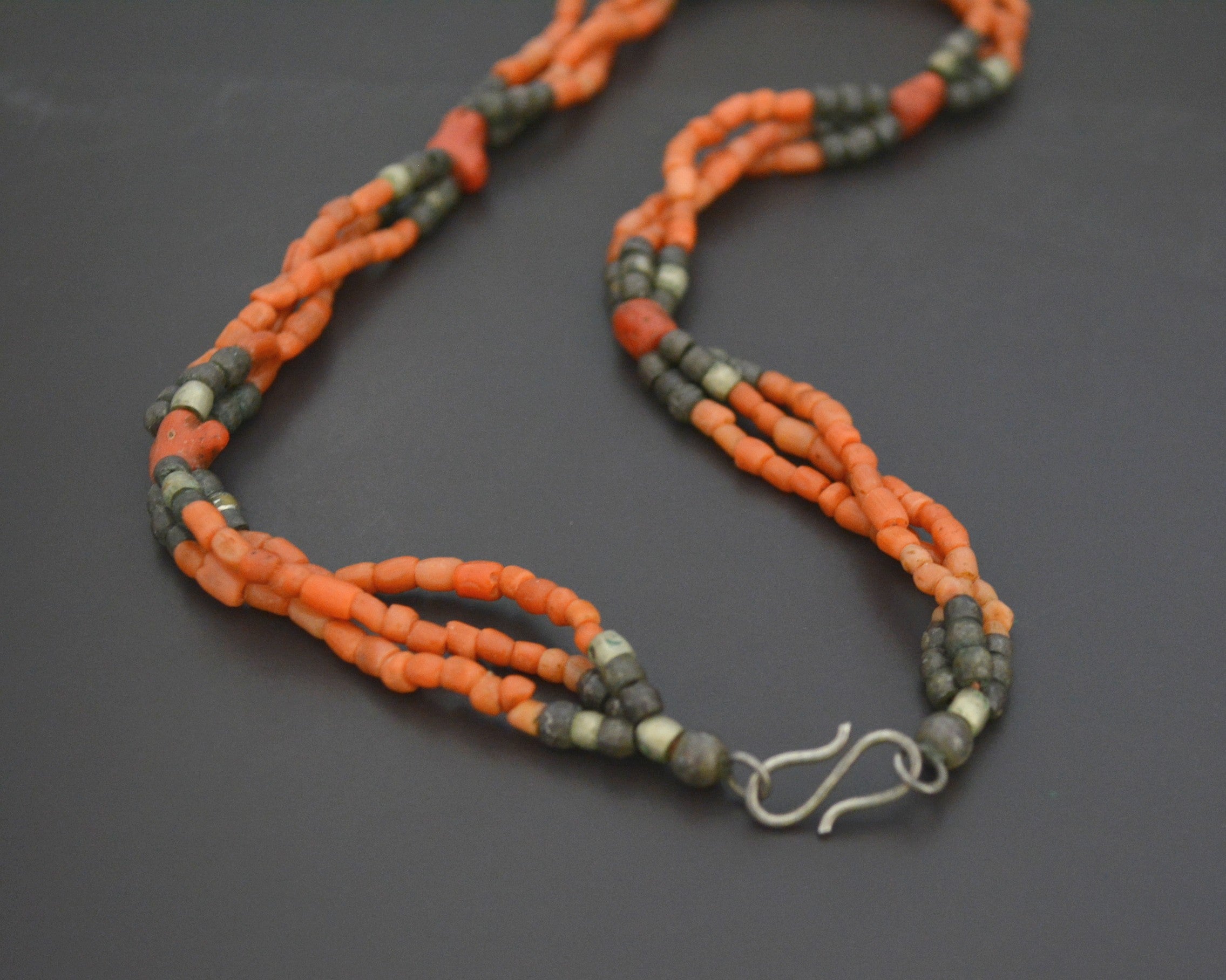 Reserved for S. - Moroccan Berber Coral Necklace