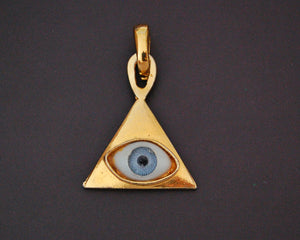 Magical Gilded Eye Amulet Pendant