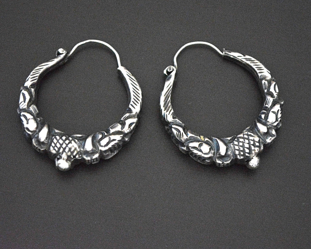 Nepali Hoop Earrings - MEDIUM