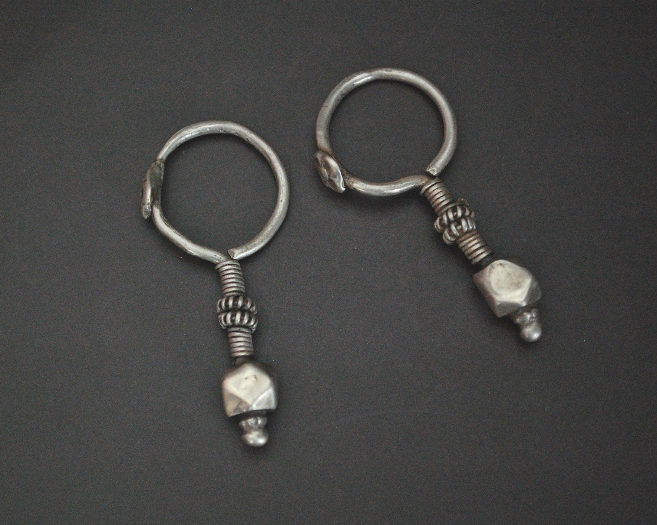Indian Tribal Earrings from Gujarat