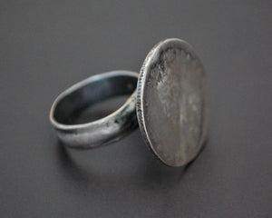 Indian Coin Ring - Size 8.5
