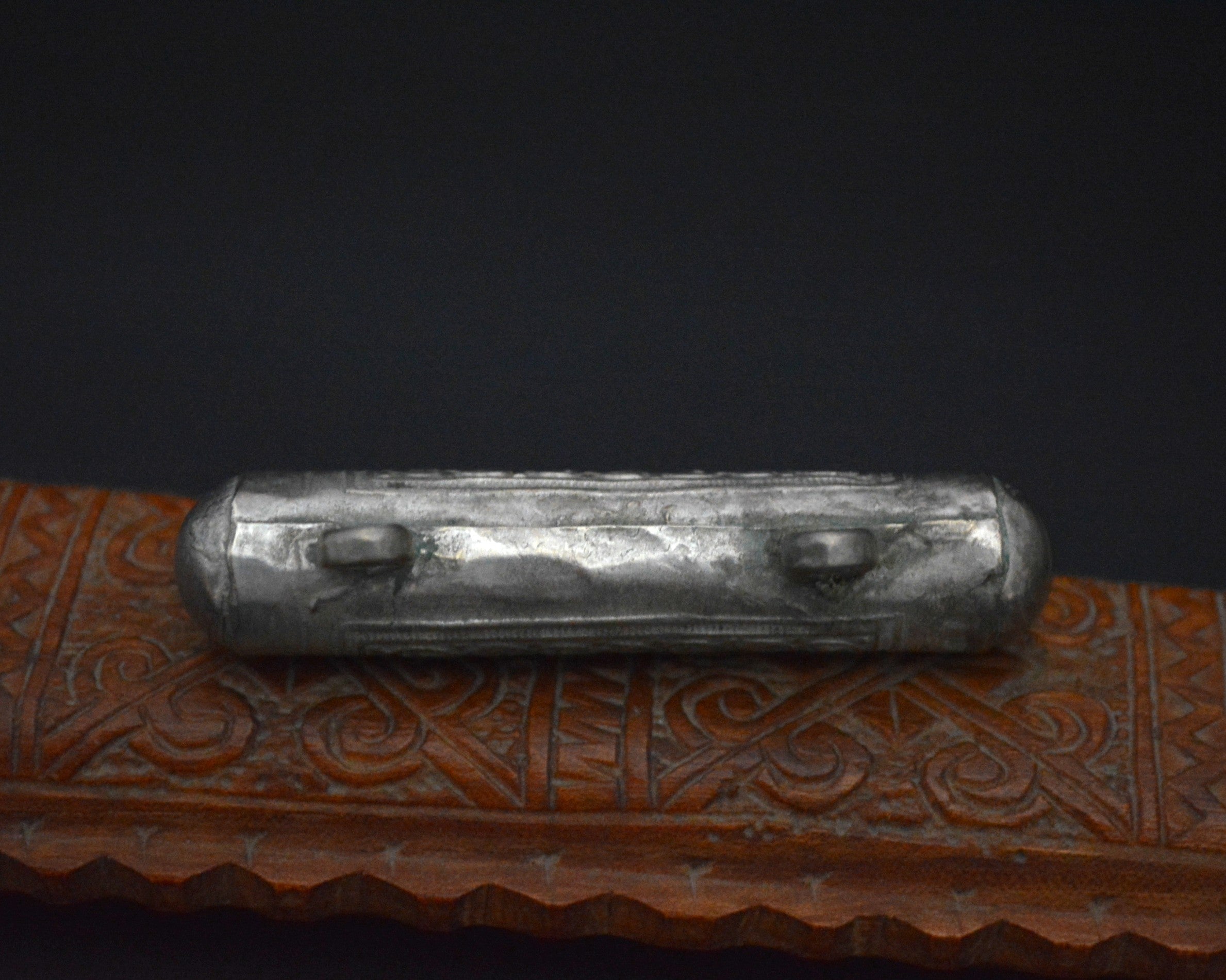 Afghani Old Scroll Box Pendant