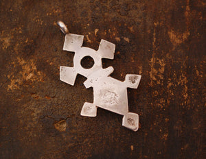 Tuareg Silver Cross Pendant