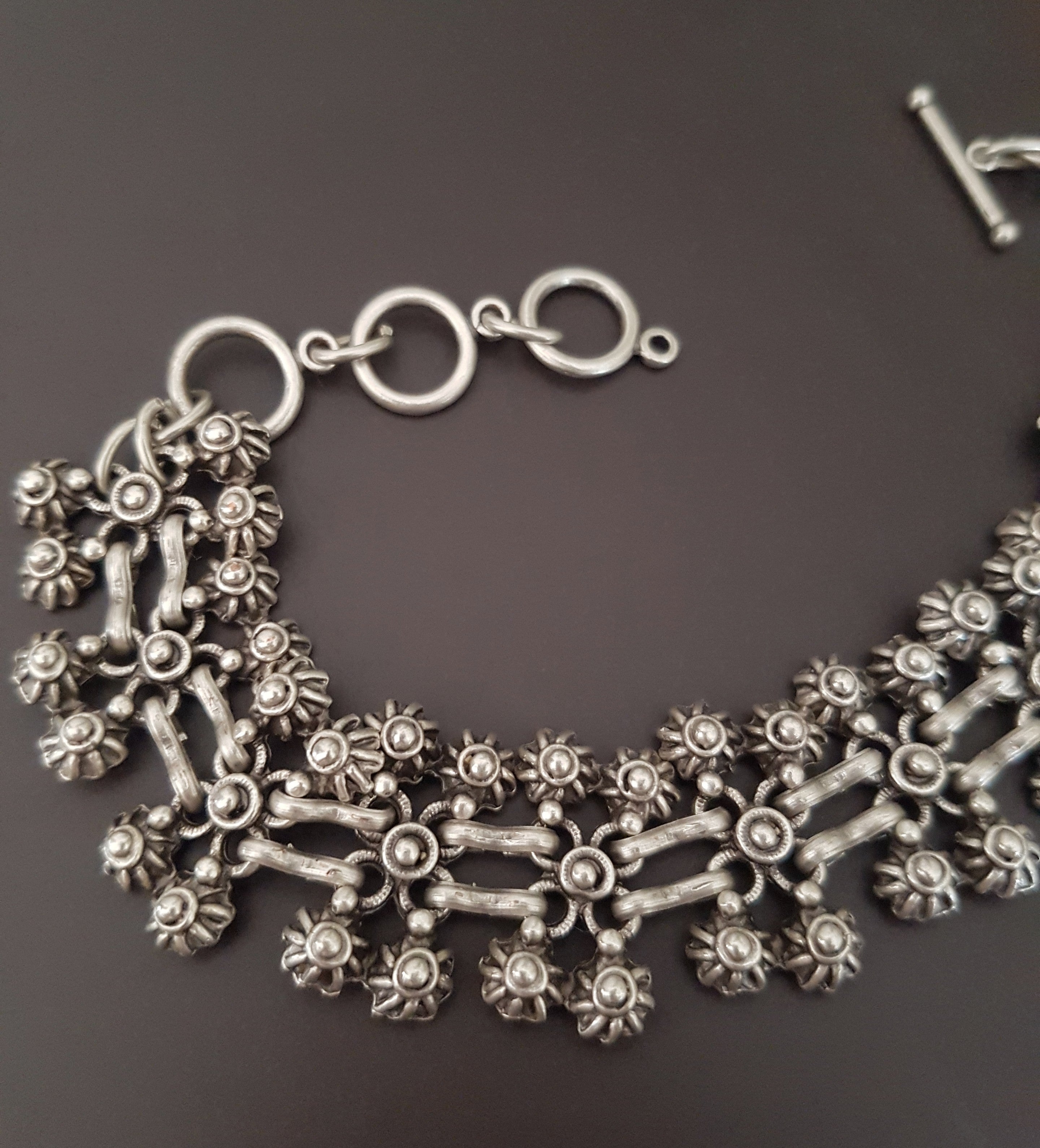 Rajasthani Silver Link Bracelet