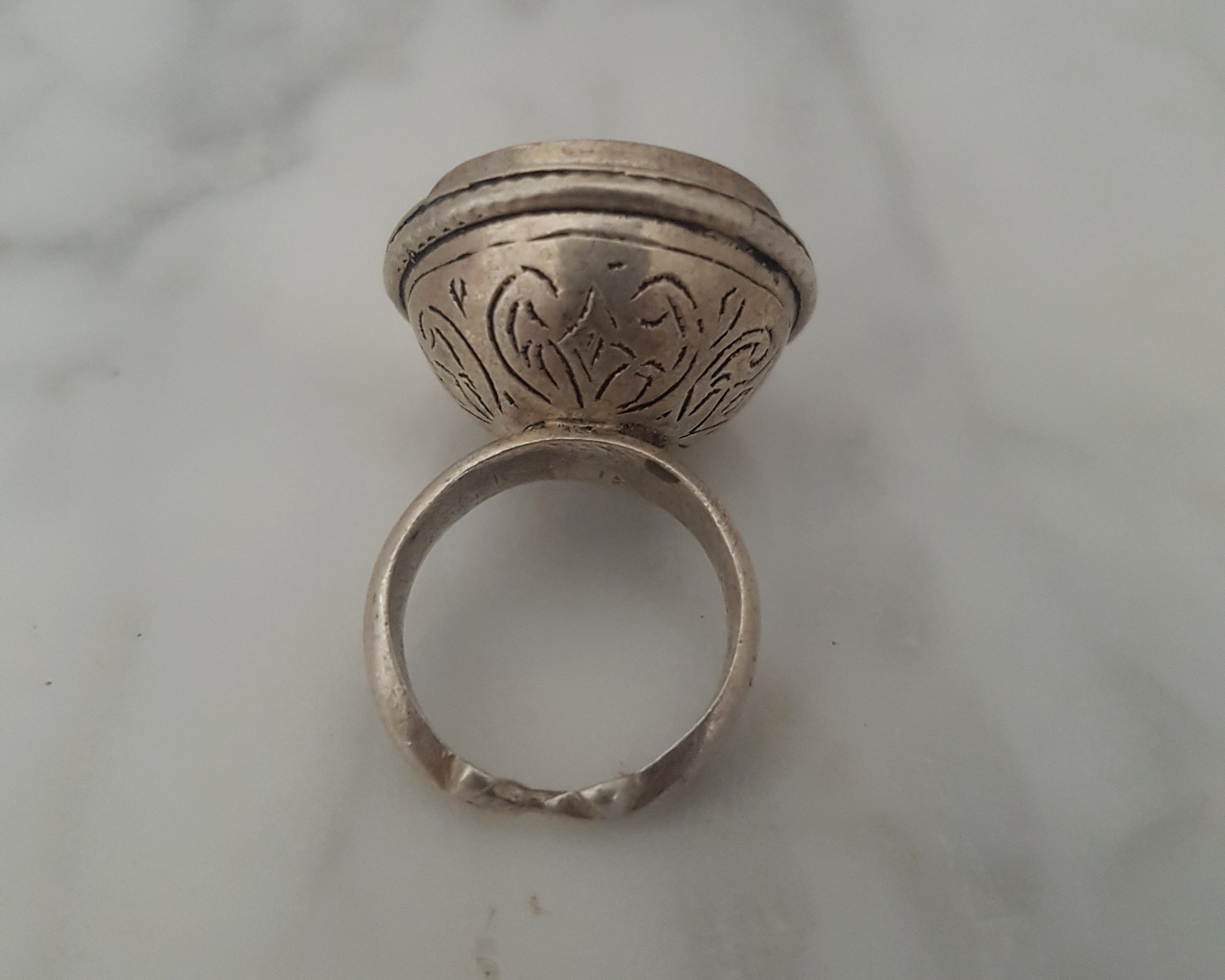 Bold Afghani Lapis Lazuli Ring - Size 6