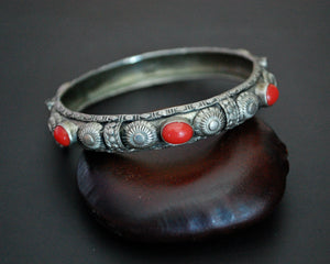 Hinged Berber Coral Bracelet