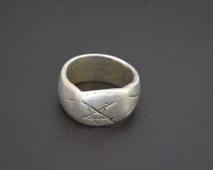 Antique Ethiopian Silver Ring - Size 9