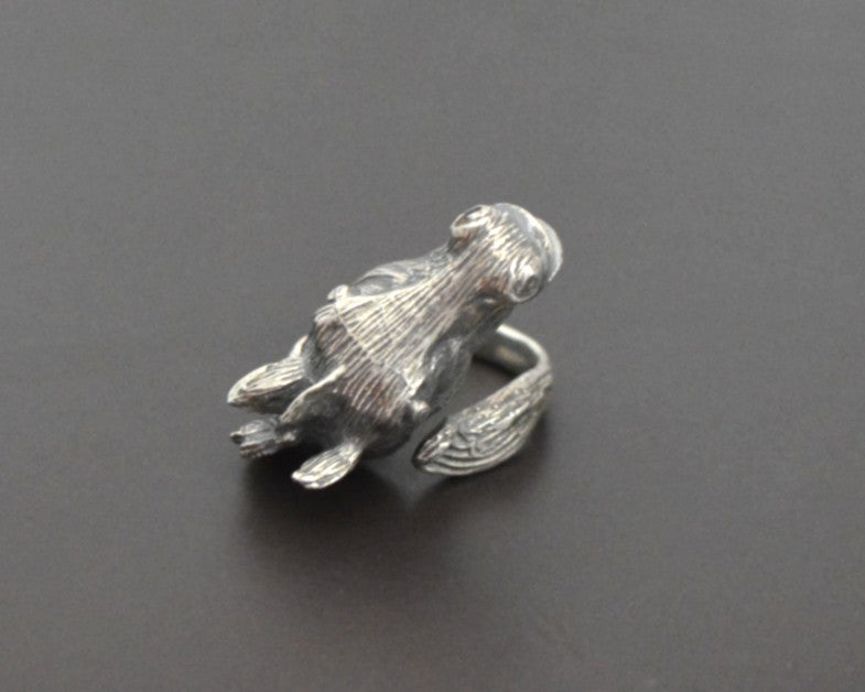 Horse Silver Ring - Size 4.5/5