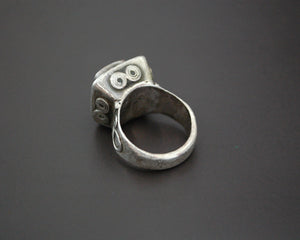 Old Afghani Lapis Lazuli Ring - Size 8.5