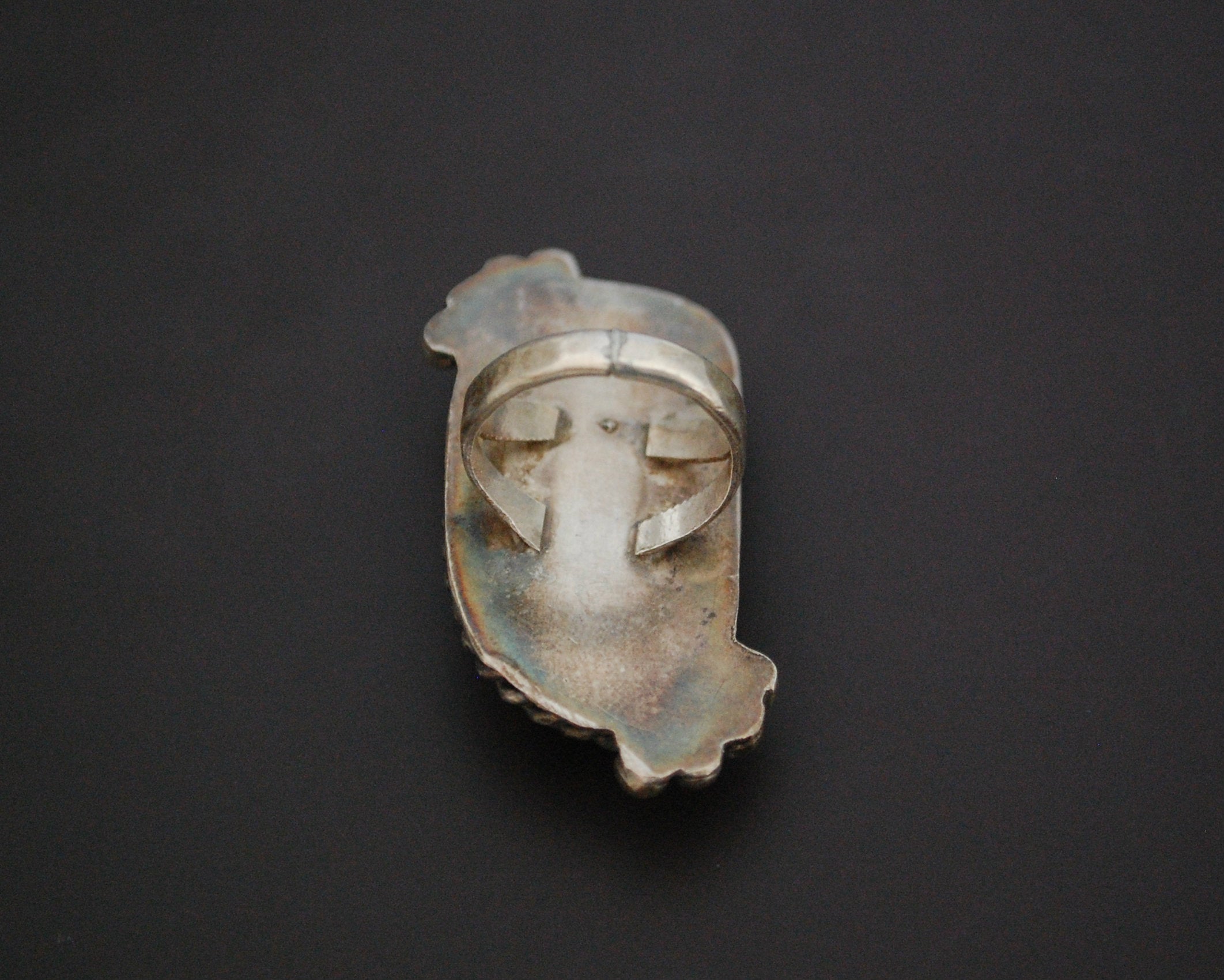 Splendid Navajo Turquoise Ring - Size 4