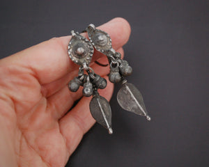 Old Rajasthani Silver Earrings