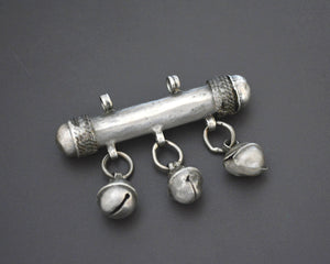 Ottoman Silver Pendant with Bells