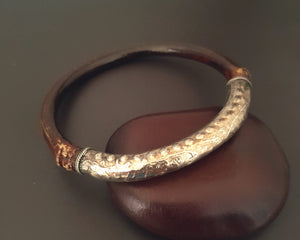 Chinese Bamboo Bracelet with Silver