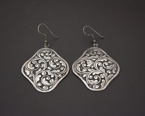 Nepali Repoussee Dangle Earrings