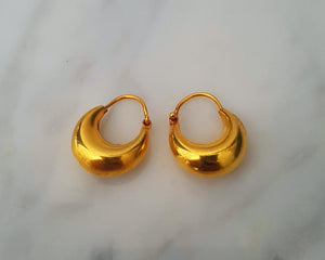 Gilded Hoop Earrings - XS