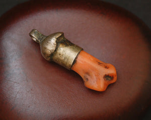 Antique Coral Pendant from Morocco