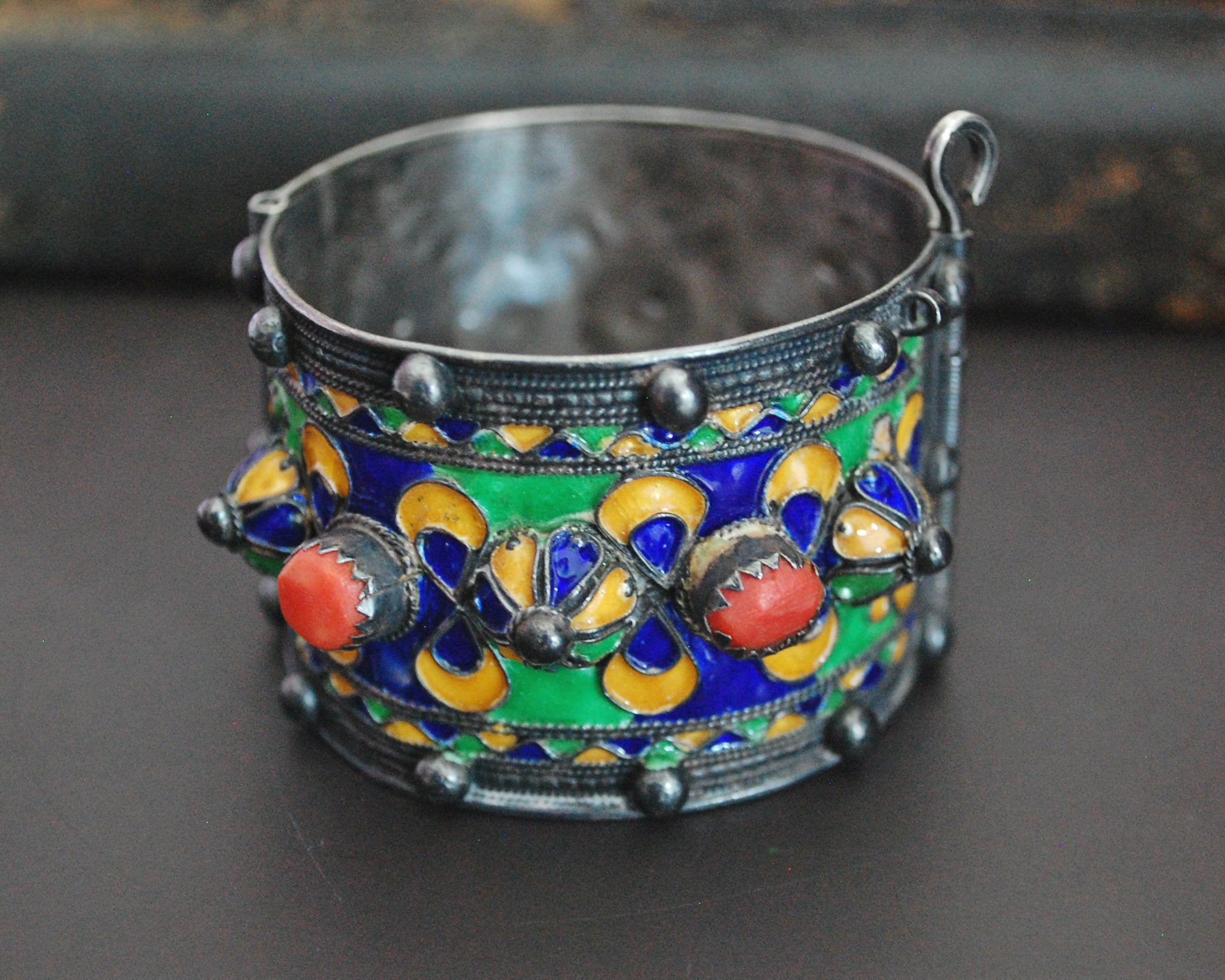 Berber Kabyle Enamelled Bracelet from Algeria