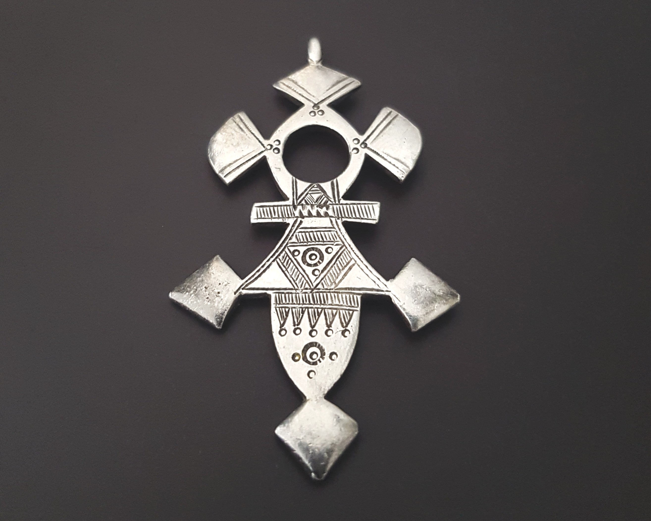 Sterling Silver Tuareg Cross Pendant